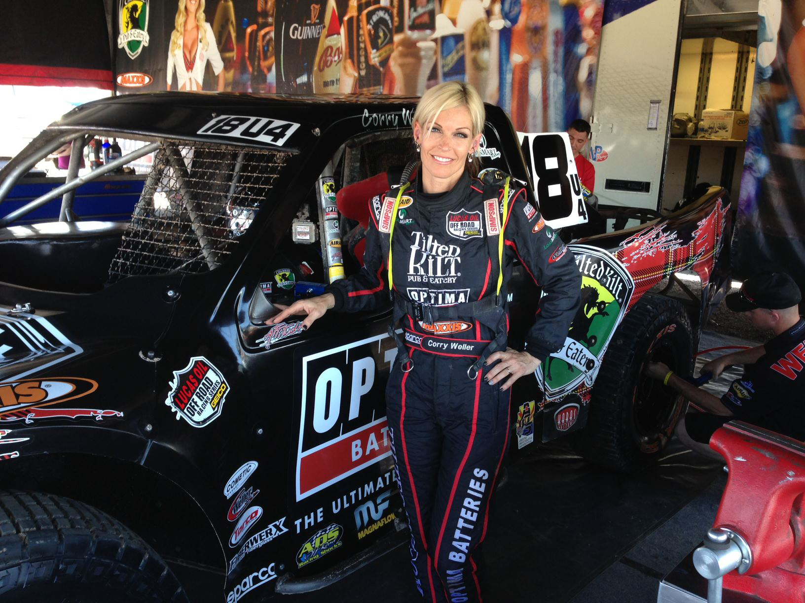 Corry Weller racing photo